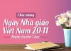 Chương trình kỉ niệm ngày nhà giáo Việt Nam 20/11 - Trường THCS Cát Linh (2021 - 2022)